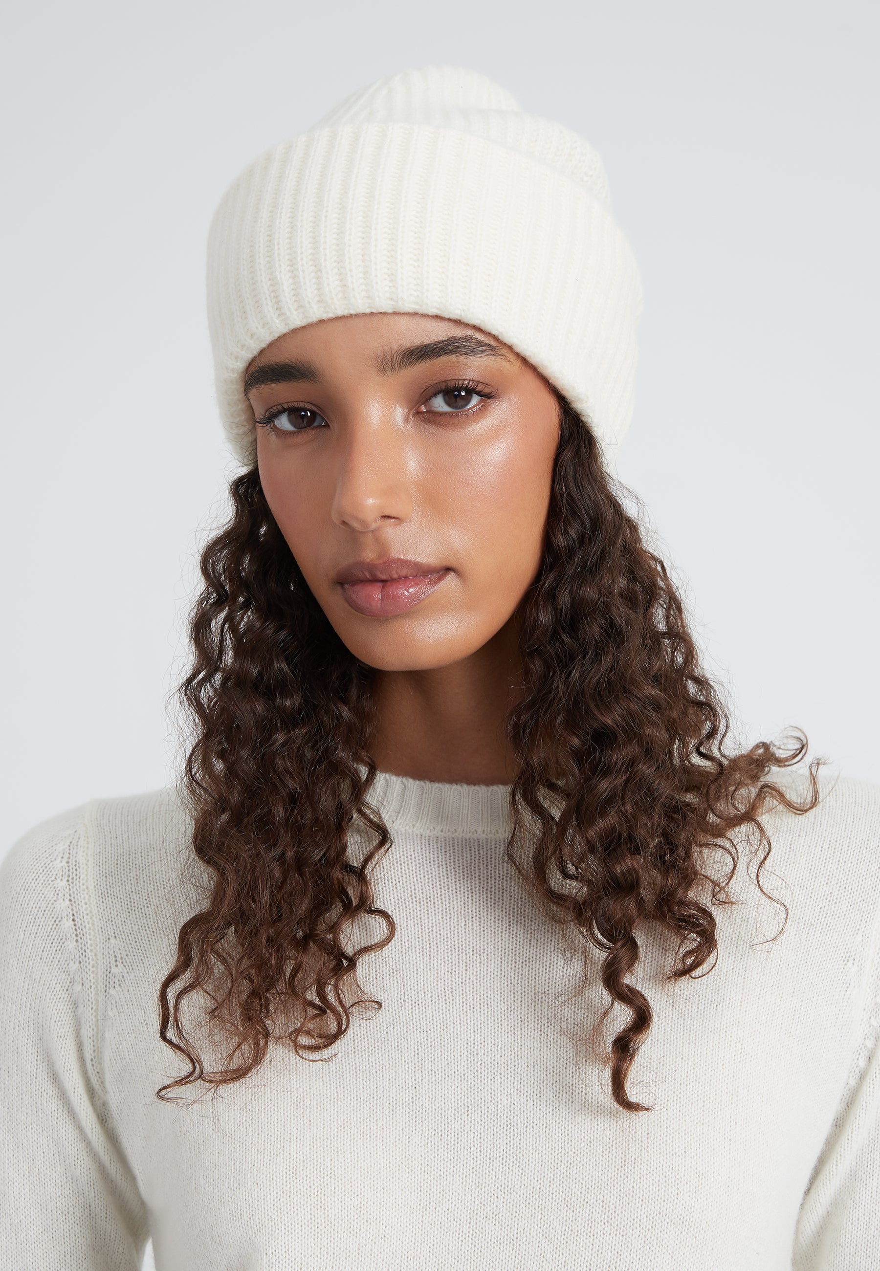 Chunky Beanie - cream