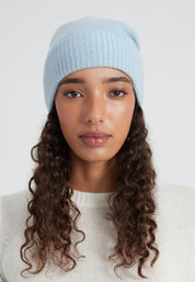 sports beanie - pastel blue