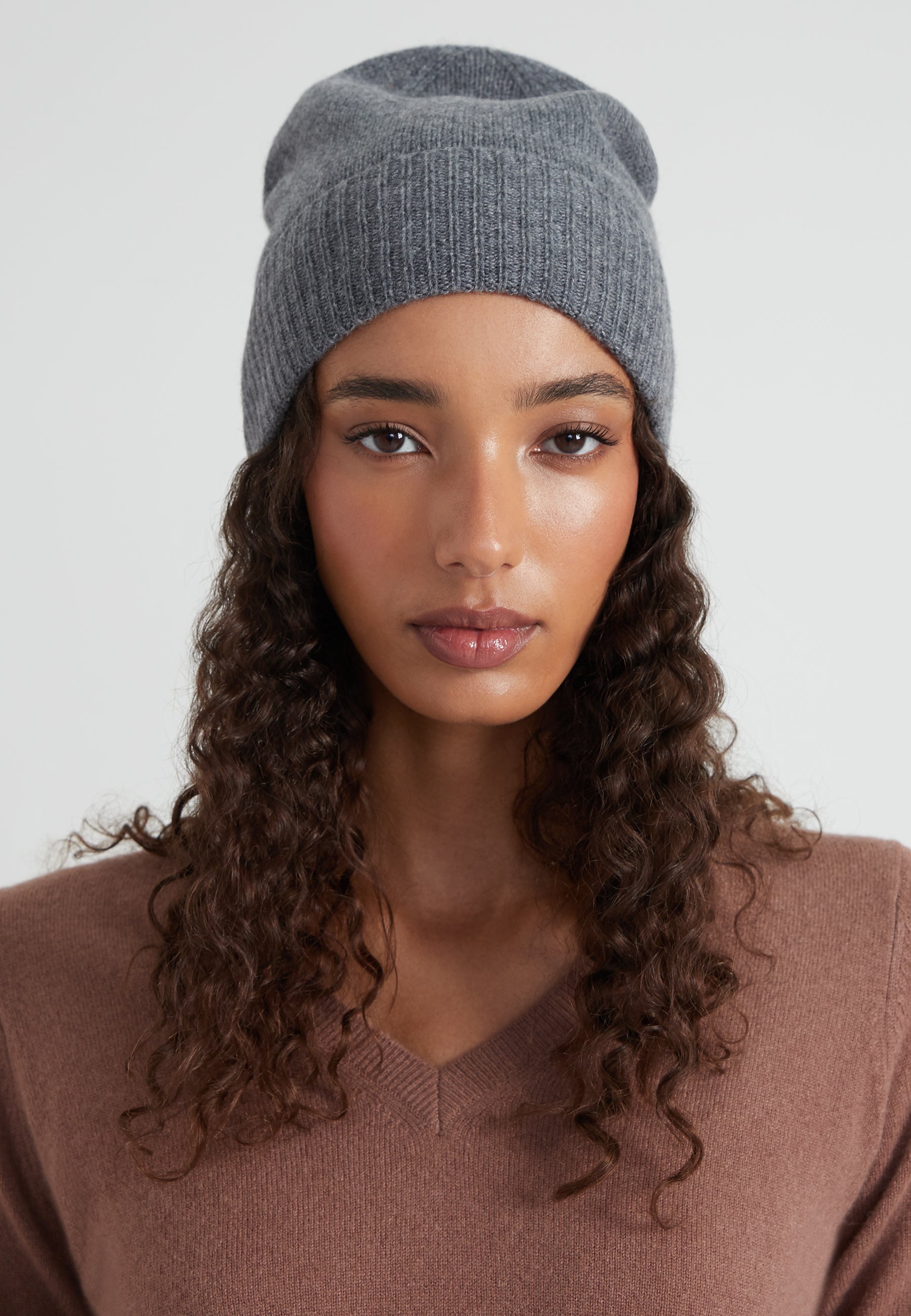 sports beanie - grey melange