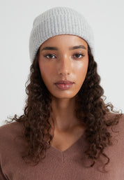 Classic Beanie - light grey melange
